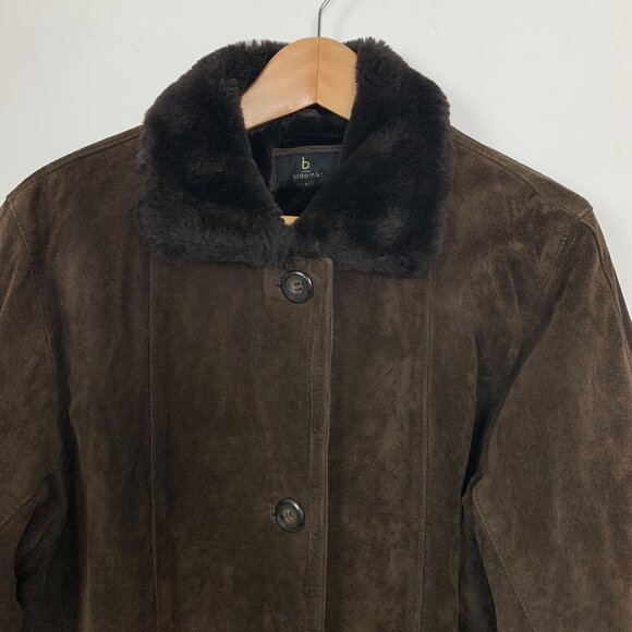 Vintage Braemar Sheepskin Jacket Coat Leather Suede - Picture 4 of 12